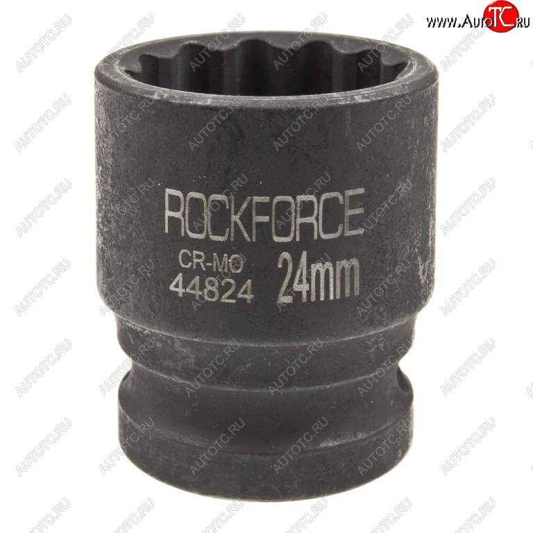 369 р. Головка торцевая 12 24мм 12-ти гранная ударная L=40мм ROCKFORCE ROCKFORCE rf-44824  с доставкой в г. Керчь
