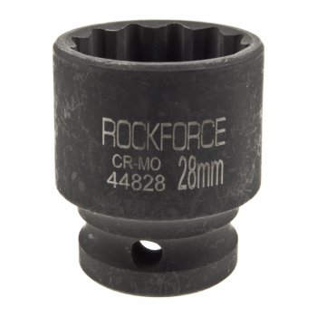439 р. Головка торцевая 12 28мм 12-ти гранная ударная L=43мм ROCKFORCE ROCKFORCE rf-44828  с доставкой в г. Керчь. Увеличить фотографию 1