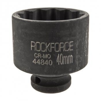 799 р. Головка торцевая 12 40мм 12-ти гранная ударная L=54мм ROCKFORCE ROCKFORCE rf-44840  с доставкой в г. Керчь. Увеличить фотографию 1