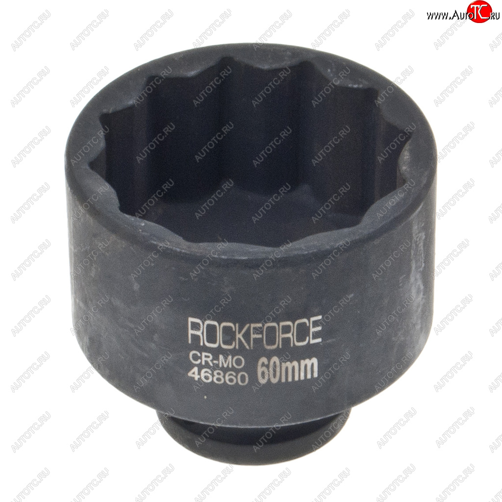 1 579 р. Головка торцевая 34 60мм 12-ти гранная ударная глубокая ROCKFORCE ROCKFORCE rf-46860  с доставкой в г. Керчь