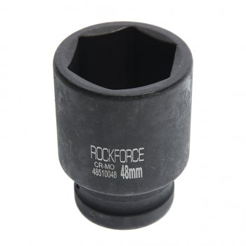 1 299 р. Головка торцевая 1 48мм ударная удлиненная L=90мм ROCKFORCE ROCKFORCE rf-48510048  с доставкой в г. Керчь. Увеличить фотографию 1