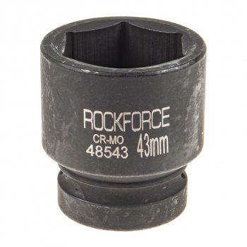 1 049 р. Головка торцевая 1 43мм ударная L=68мм ROCKFORCE ROCKFORCE rf-48543 ROCKFORCE rf-48543  с доставкой в г. Керчь. Увеличить фотографию 1