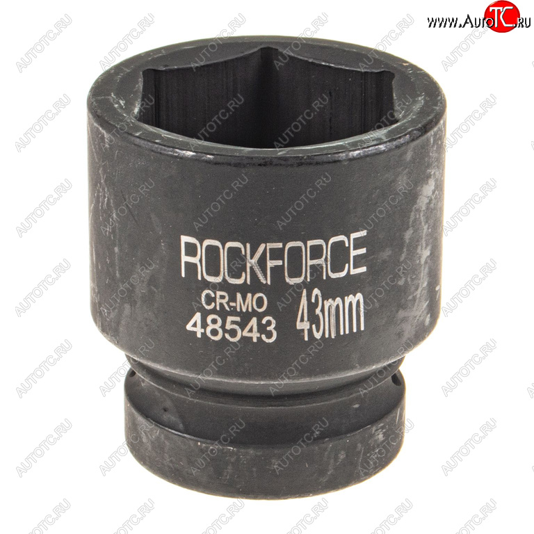 1 049 р. Головка торцевая 1 43мм ударная L=68мм ROCKFORCE ROCKFORCE rf-48543 ROCKFORCE rf-48543  с доставкой в г. Керчь