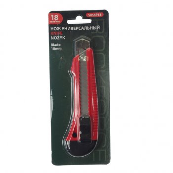 210 р. Нож 18мм с сегментированным лезвием ROCKFORCE ROCKFORCE rf-5055p18 ROCKFORCE rf-5055p18  с доставкой в г. Керчь. Увеличить фотографию 3