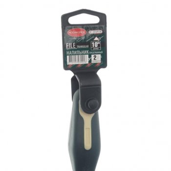 499 р. Напильник трехгранный 250мм с держателем ROCKFORCE ROCKFORCE rf-5056p510  с доставкой в г. Керчь. Увеличить фотографию 3