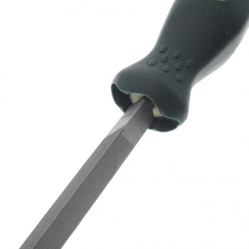 273 р. Напильник трехгранный 150мм с держателем ROCKFORCE ROCKFORCE rf-5056p56 ROCKFORCE rf-5056p56  с доставкой в г. Керчь. Увеличить фотографию 2