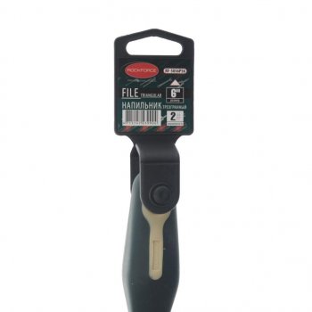 273 р. Напильник трехгранный 150мм с держателем ROCKFORCE ROCKFORCE rf-5056p56 ROCKFORCE rf-5056p56  с доставкой в г. Керчь. Увеличить фотографию 3