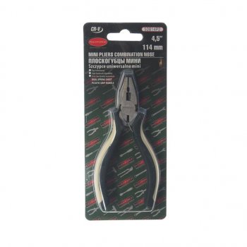299 р. Пассатижи 114мм комбинированные мини в блистере ROCKFORCE ROCKFORCE rf-50814p2 ROCKFORCE rf-50814p2  с доставкой в г. Керчь. Увеличить фотографию 2