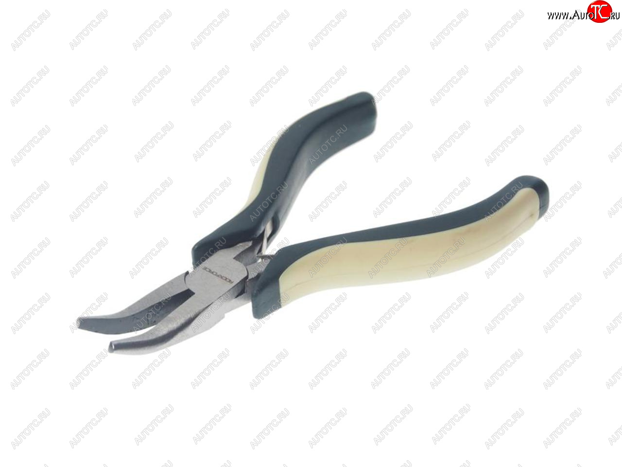 285 р. Тонкогубцы 110мм изогнутые мини ROCKFORCE ROCKFORCE rf-50814p6  с доставкой в г. Керчь