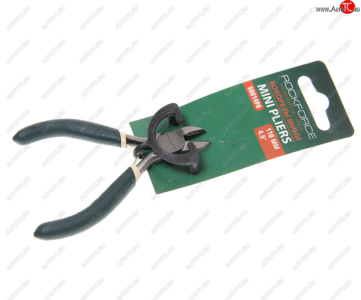 299 р. Кусачки боковые 114мм мини Cr-V с фиксацией ROCKFORCE ROCKFORCE rf-50814p8  с доставкой в г. Керчь