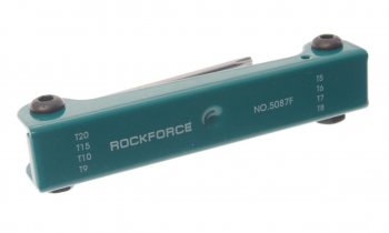 599 р. Набор ключей TORX Т5-Т10,Т15,Т20 складной 8 предметов ROCKFORCE ROCKFORCE rf-5087f  с доставкой в г. Керчь. Увеличить фотографию 2