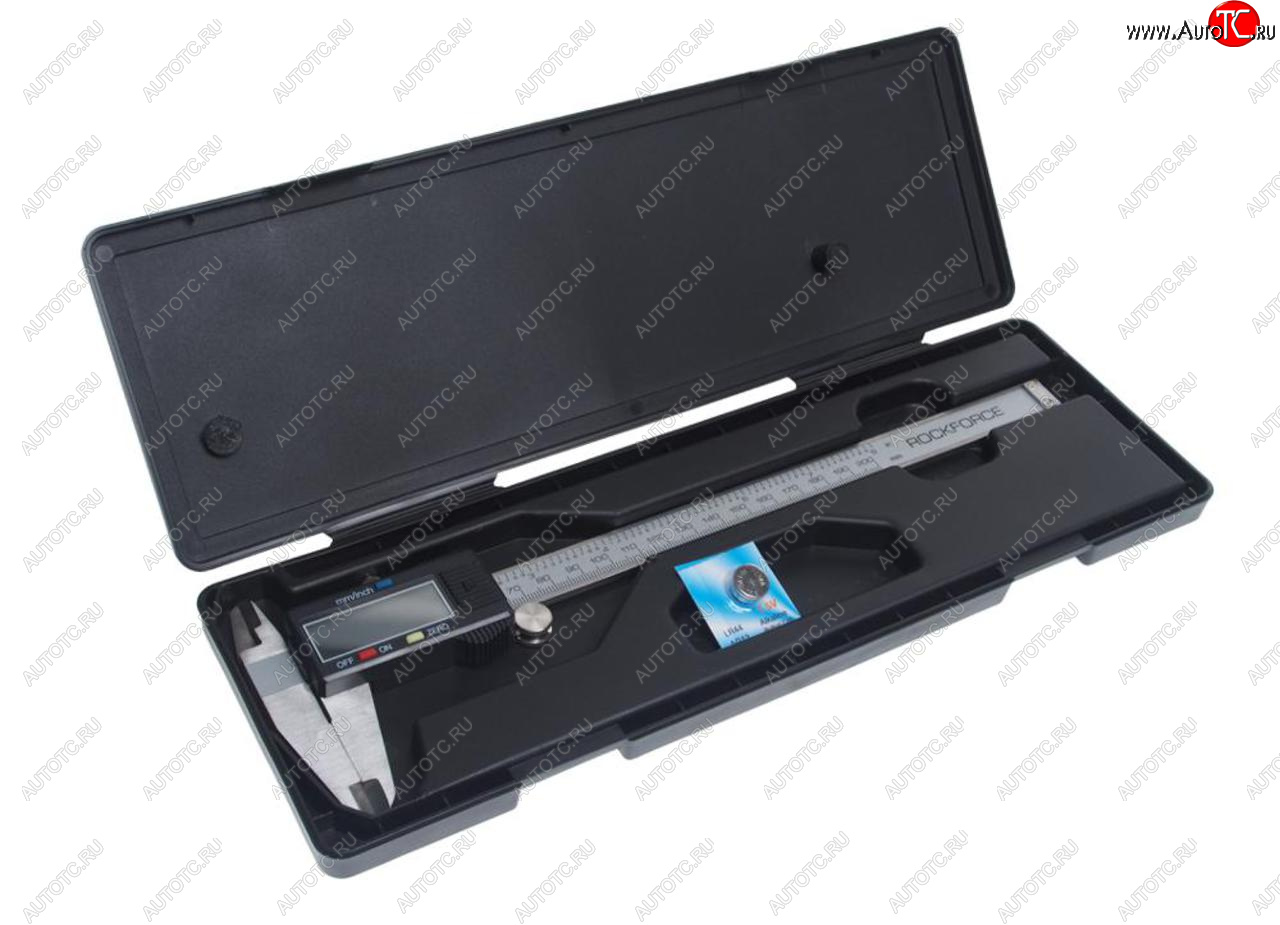 3 899 р. Штангенциркуль 200мм 0.01мм цифровой в футляре ROCKFORCE ROCKFORCE rf-5096pe2  с доставкой в г. Керчь
