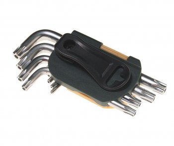 819 р. Набор ключей TORX T10Н-Т50H Г-образных 9 предметов с держателем ROCKFORCE ROCKFORCE rf-5098t  с доставкой в г. Керчь. Увеличить фотографию 2