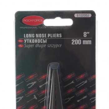 1 199 р. Тонкогубцы 200мм прямые ROCKFORCE ROCKFORCE rf-610200j  с доставкой в г. Керчь. Увеличить фотографию 3