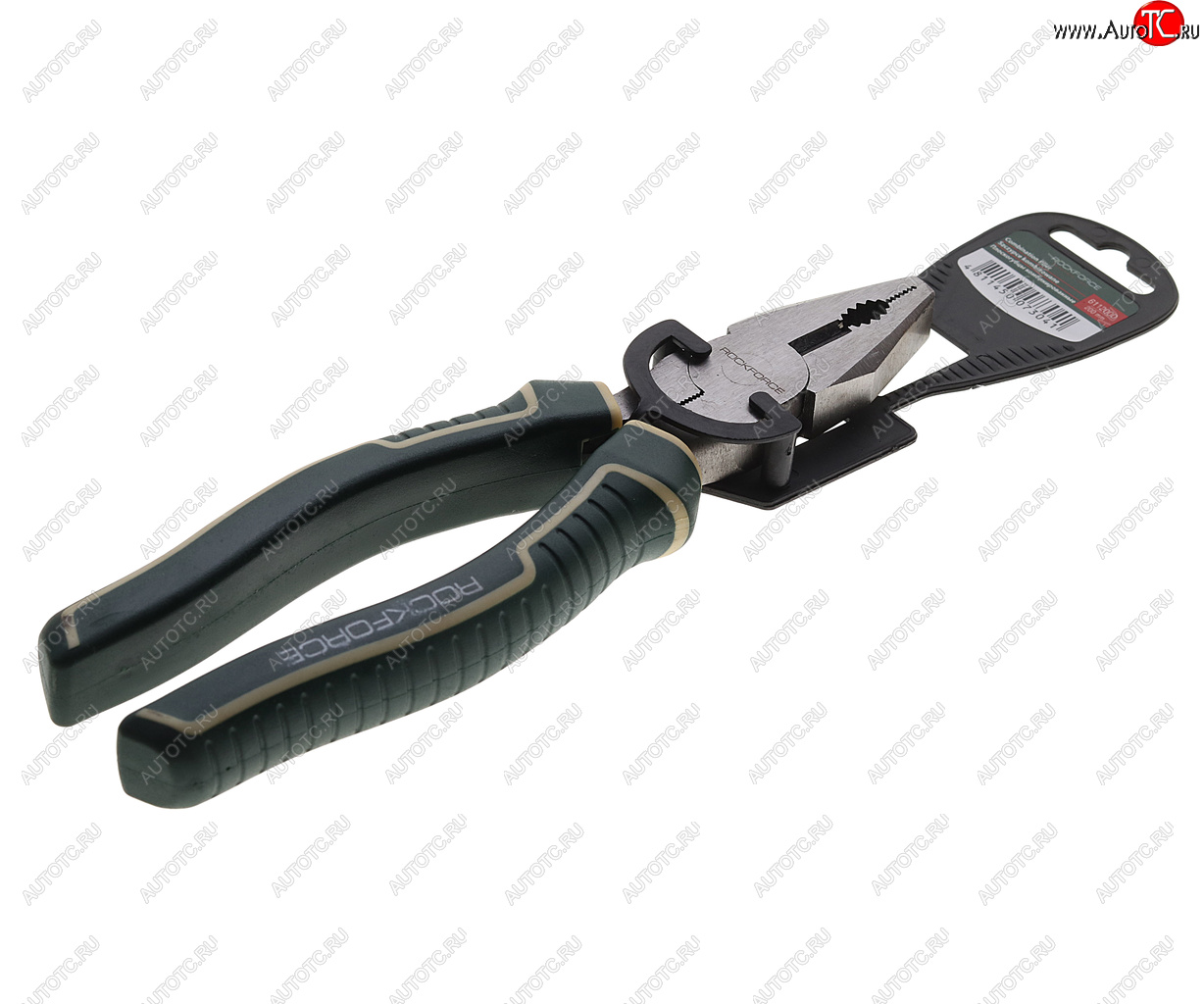 699 р. Пассатижи 200мм с держателем ROCKFORCE ROCKFORCE rf-611200d  с доставкой в г. Керчь