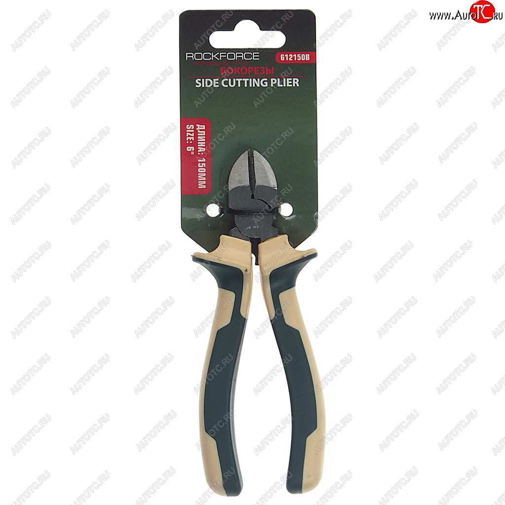 539 р. Кусачки боковые 150мм ROCKFORCE ROCKFORCE rf-612150b  с доставкой в г. Керчь