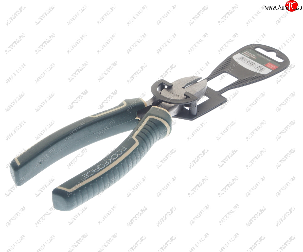 529 р. Кусачки боковые 180мм с держателем ROCKFORCE ROCKFORCE rf-612180d  с доставкой в г. Керчь