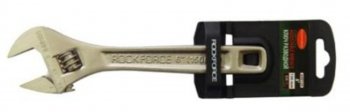 519 р. Ключ разводной 150мм 6 (захват 20мм) с держателем ROCKFORCE ROCKFORCE rf-649150 ROCKFORCE rf-649150  с доставкой в г. Керчь. Увеличить фотографию 1