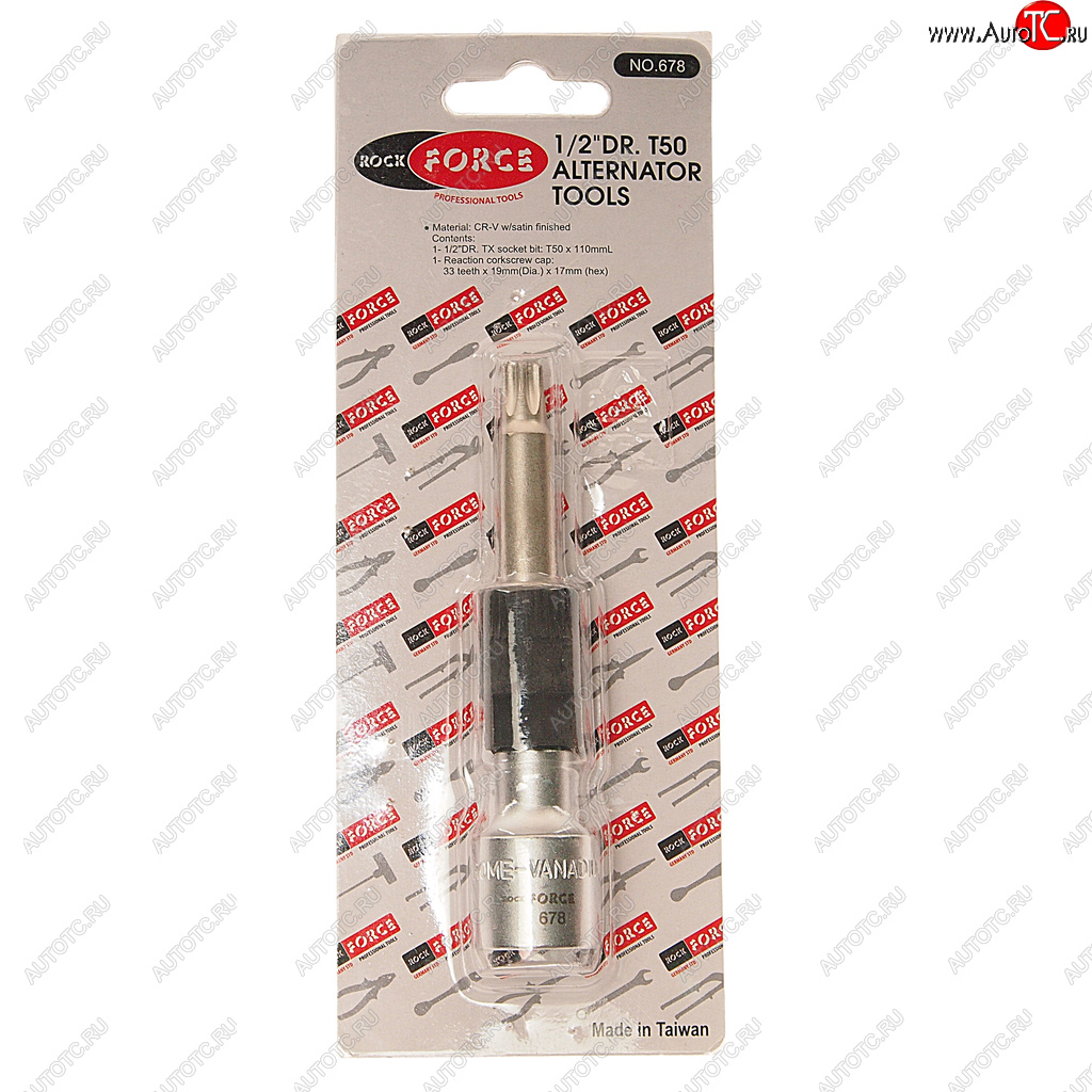 639 р. Ключ генератора 12 TORX T50 (MERCEDES А-class) ROCKFORCE ROCKFORCE rf-678  с доставкой в г. Керчь