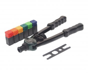 3 599 р. Заклепочник 320мм М3-М10 резьбовой усиленный двуручный ROCKFORCE ROCKFORCE rf-67804  с доставкой в г. Керчь. Увеличить фотографию 1