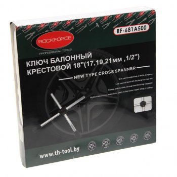 2 599 р. Ключ баллонный крестообразный 17х19х21мм 12 складной ROCKFORCE ROCKFORCE rf-681a500  с доставкой в г. Керчь. Увеличить фотографию 3