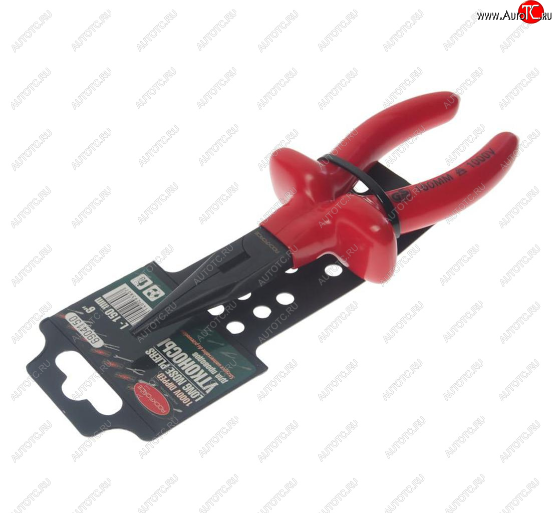 529 р. Тонкогубцы 150мм прямые диэлектрические до 1000В ROCKFORCE ROCKFORCE rf-6904150  с доставкой в г. Керчь