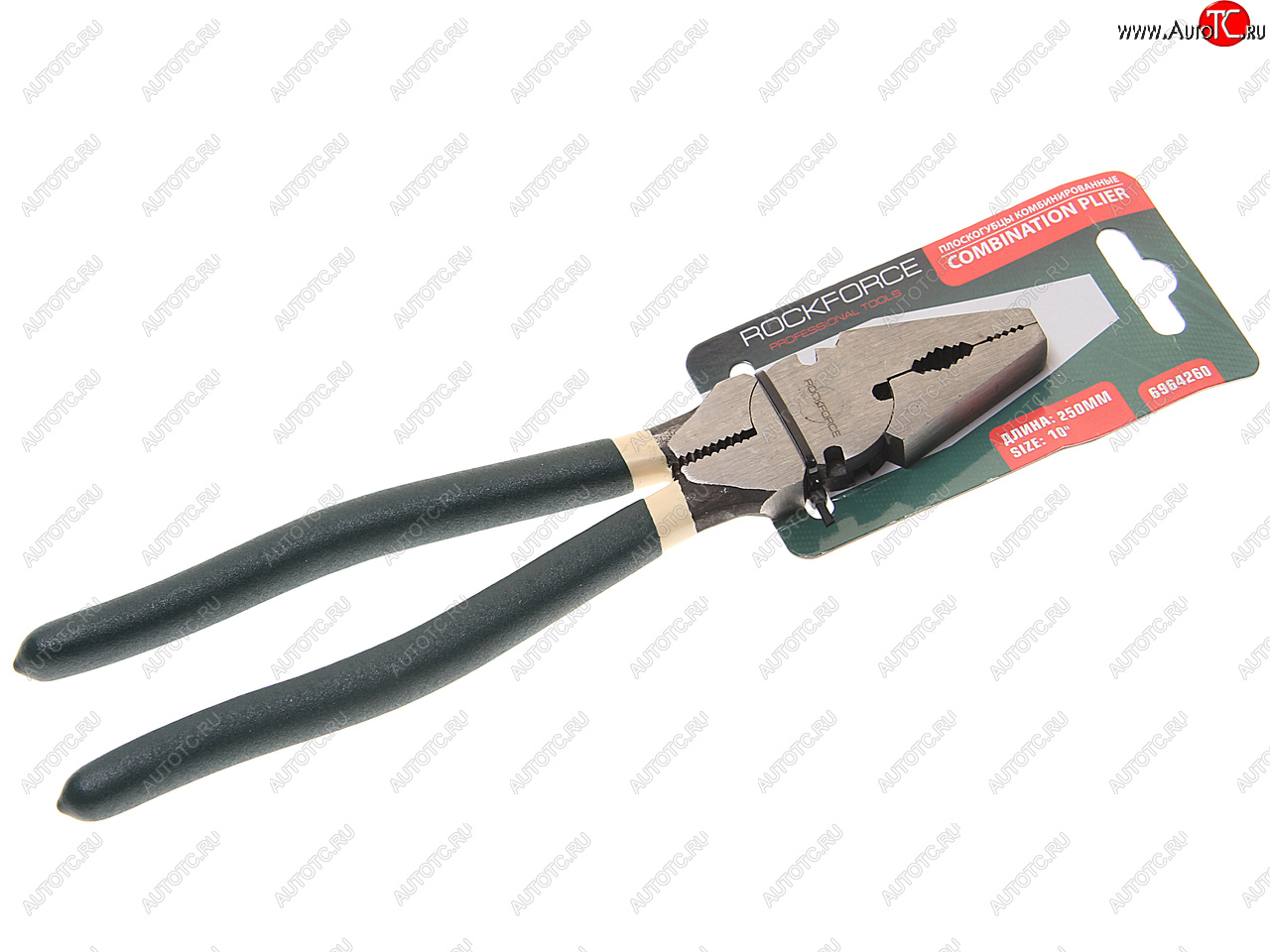 929 р. Пассатижи 250мм комбинированные с держателем ROCKFORCE ROCKFORCE rf-6964260  с доставкой в г. Керчь