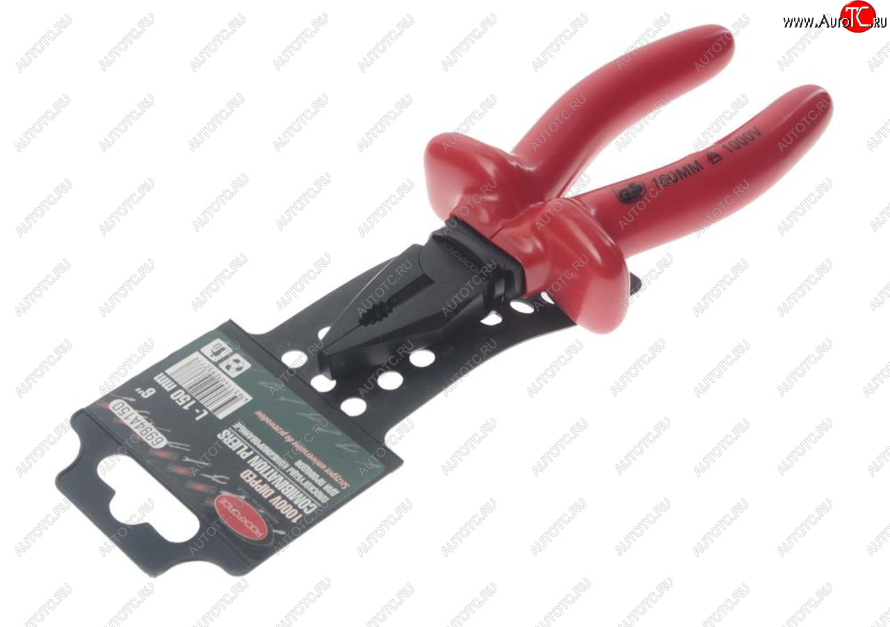 639 р. Пассатижи 150мм (6) комбинированные диэлектрические 1000V ROCKFORCE ROCKFORCE rf-6994a150  с доставкой в г. Керчь