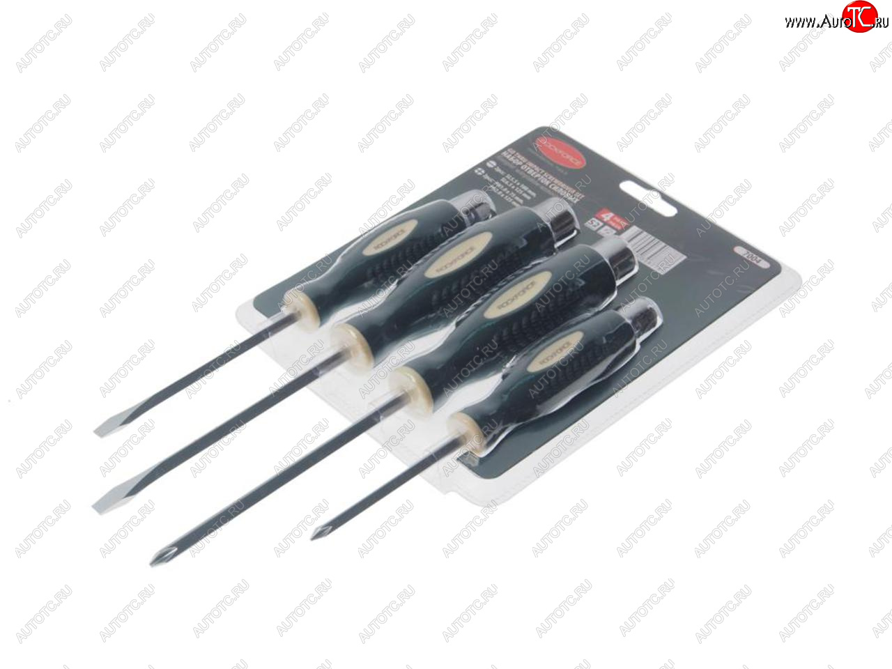 1 479 р. Набор отверток силовых 4 предмета ROCKFORCE ROCKFORCE rf-7004 ROCKFORCE rf-7004  с доставкой в г. Керчь