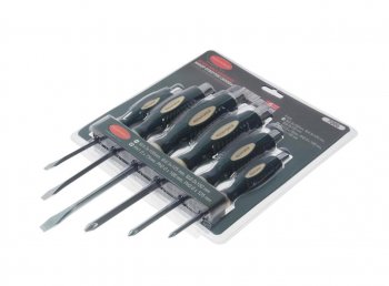 2 379 р. Набор отверток силовых 6 предметов ROCKFORCE ROCKFORCE rf-7006  с доставкой в г. Керчь. Увеличить фотографию 1