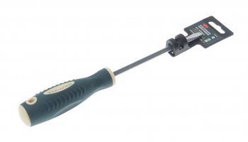 399 р. Отвертка шлицевая SL 8.0х150мм магнитная (сталь S2) с держателем Profi ROCKFORCE ROCKFORCE rf-70180150  с доставкой в г. Керчь. Увеличить фотографию 1