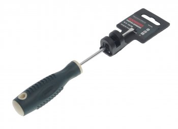 215 р. Отвертка шлицевая SL 4.0х100мм магнитная c держателем Profi S2 ROCKFORCE ROCKFORCE rf-70340100 ROCKFORCE rf-70340100  с доставкой в г. Керчь. Увеличить фотографию 1