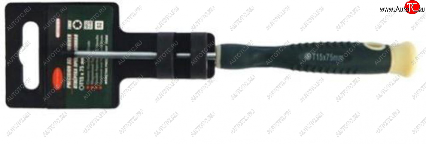 135 р. Отвертка TORX Т15х75мм ювелирная ROCKFORCE ROCKFORCE rf-73607515  с доставкой в г. Керчь