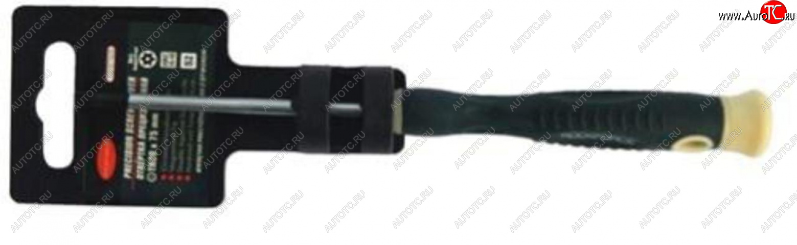168 р. Отвертка TORX T15Hх75мм с отверстием ювелирная ROCKFORCE ROCKFORCE rf-73707515  с доставкой в г. Керчь