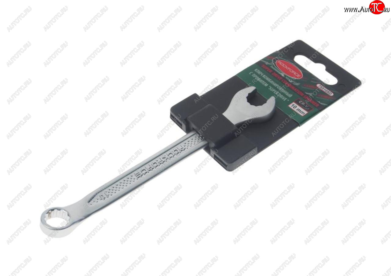 107 р. Ключ комбинированный 10мм (Super Drive) с держателем ROCKFORCE ROCKFORCE rf-75510sd ROCKFORCE rf-75510sd  с доставкой в г. Керчь