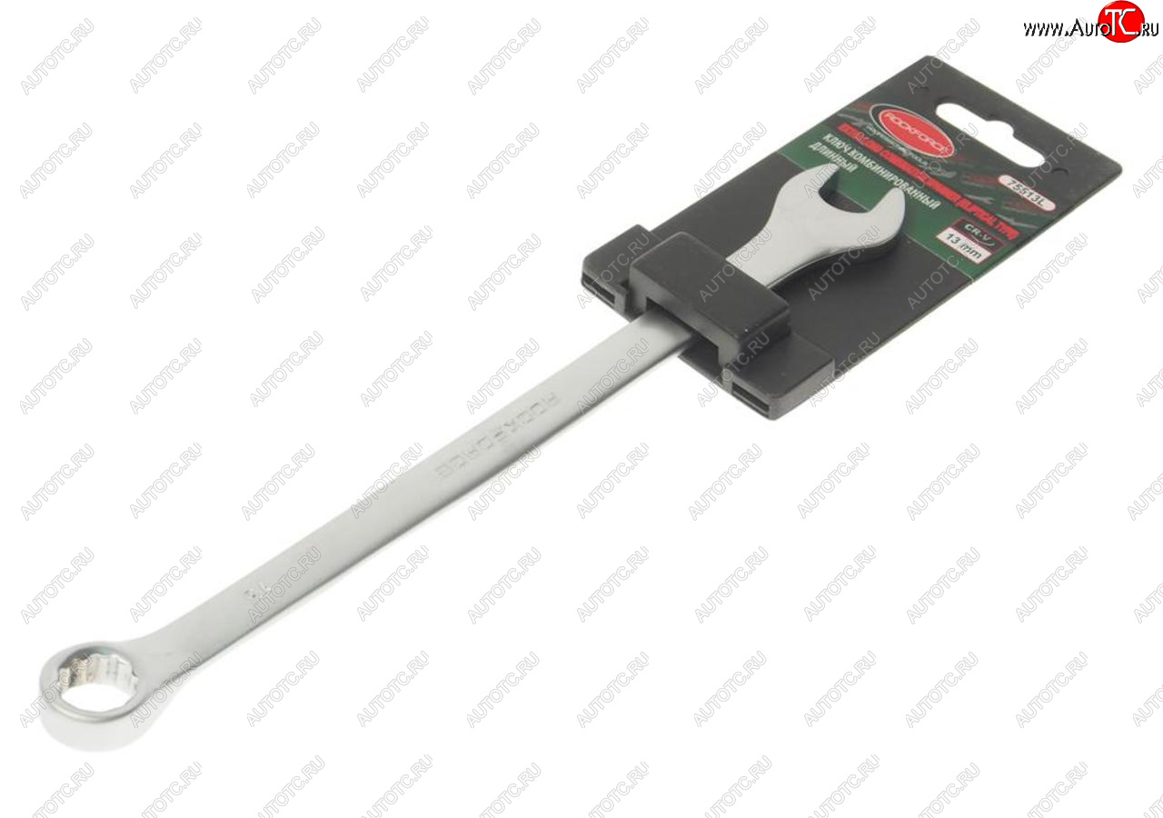 261 р. Ключ комбинированный 13х13мм удлиненный с держателем ROCKFORCE ROCKFORCE rf-75513l  с доставкой в г. Керчь
