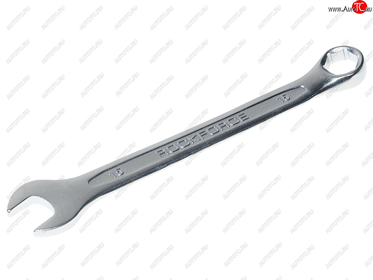 173 р. Ключ комбинированный 15х15мм шестигранный ROCKFORCE ROCKFORCE rf-75515h  с доставкой в г. Керчь