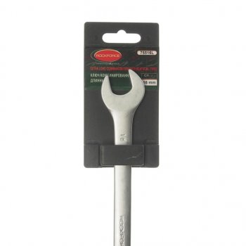 237 р. Ключ комбинированный 16х16мм удлиненный с держателем ROCKFORCE ROCKFORCE rf-75516l  с доставкой в г. Керчь. Увеличить фотографию 2