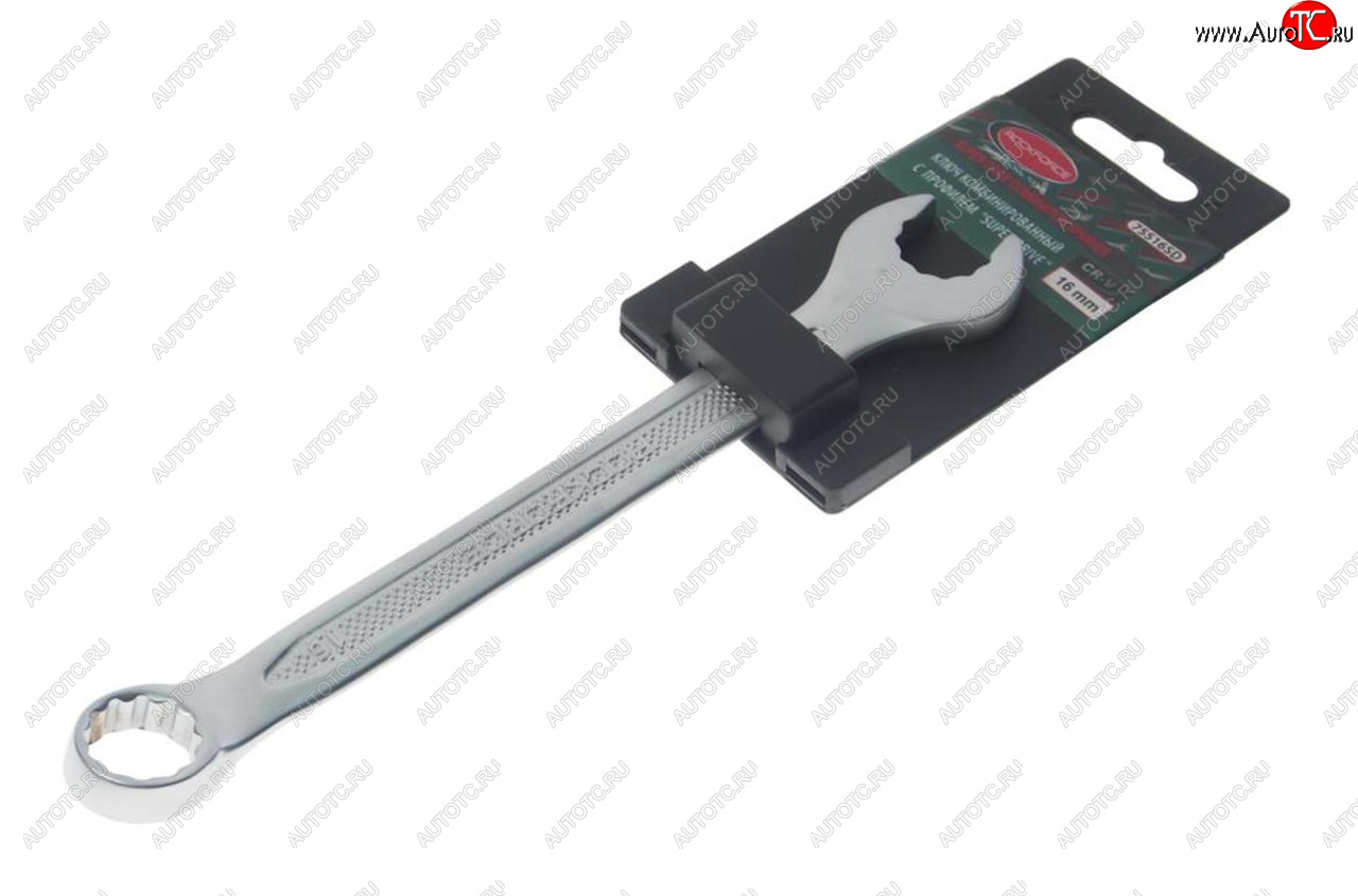 265 р. Ключ комбинированный 16мм (Super Drive) с держателем ROCKFORCE ROCKFORCE rf-75516sd  с доставкой в г. Керчь