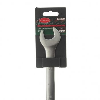 299 р. Ключ комбинированный 19х19мм удлиненный с держателем ROCKFORCE ROCKFORCE rf-75519l ROCKFORCE rf-75519l  с доставкой в г. Керчь. Увеличить фотографию 2
