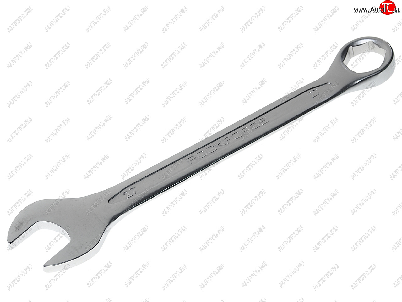 529 р. Ключ комбинированный 27х27мм шестигранный ROCKFORCE ROCKFORCE rf-75527h  с доставкой в г. Керчь