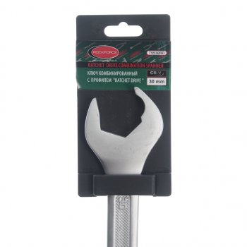 899 р. Ключ комбинированный 30мм (Ratchet Drive) с держателем ROCKFORCE ROCKFORCE rf-75530rd  с доставкой в г. Керчь. Увеличить фотографию 2