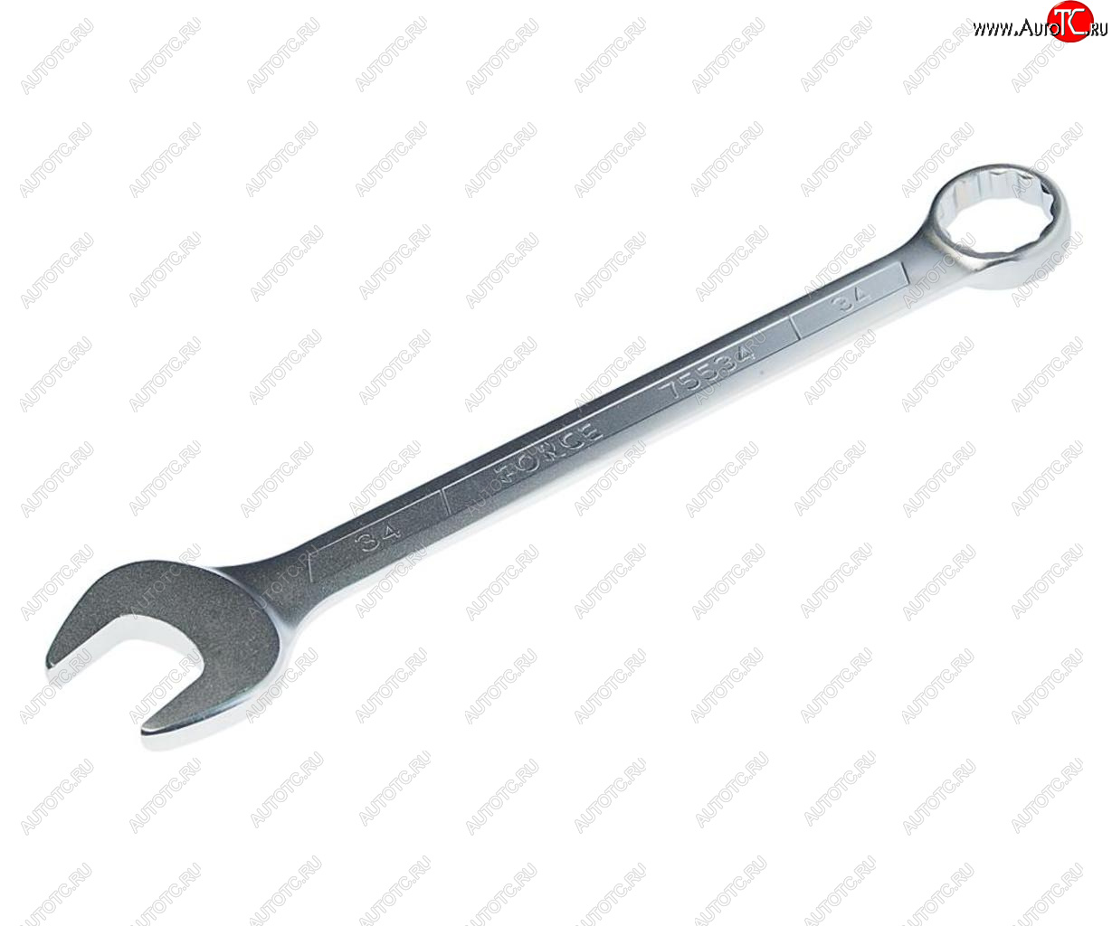 1 039 р. Ключ комбинированный 34мм 12-гранный прямой ROCKFORCE ROCKFORCE rf-75534  с доставкой в г. Керчь