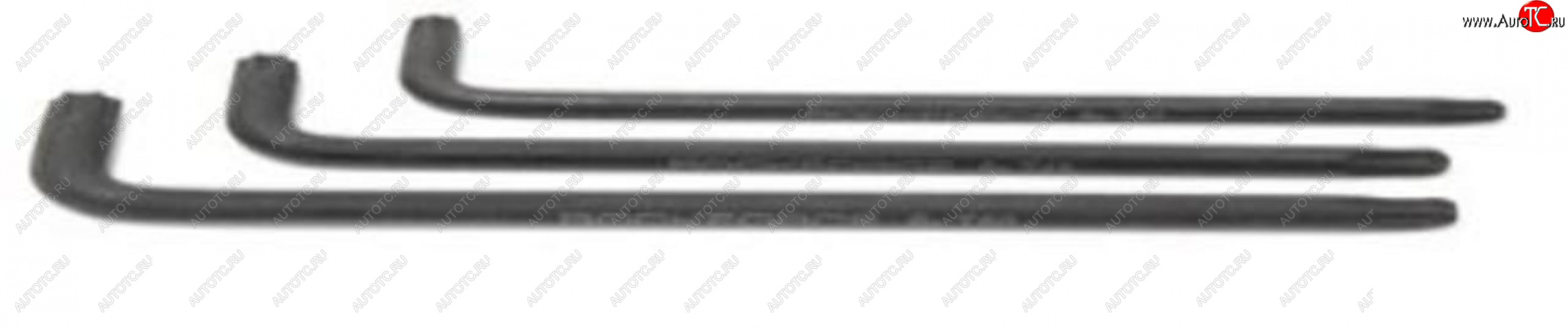 130 р. Ключ TORX Г-образный T30 шаровый длинный ROCKFORCE ROCKFORCE rf-76630bl  с доставкой в г. Керчь
