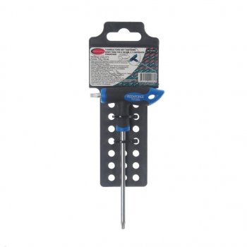 209 р. Ключ TORX Т-образный T20х100мм с резиновой ручкой с держателем ROCKFORCE ROCKFORCE rf-76720g ROCKFORCE rf-76720g  с доставкой в г. Керчь. Увеличить фотографию 2