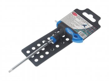 209 р. Ключ TORX Т-образный T20х100мм с резиновой ручкой с держателем ROCKFORCE ROCKFORCE rf-76720g ROCKFORCE rf-76720g  с доставкой в г. Керчь. Увеличить фотографию 1
