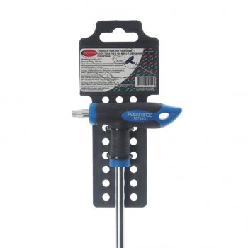 359 р. Ключ TORX Т-образный T40х150мм с резиновой ручкой с держателем ROCKFORCE ROCKFORCE rf-76740g  с доставкой в г. Керчь. Увеличить фотографию 2
