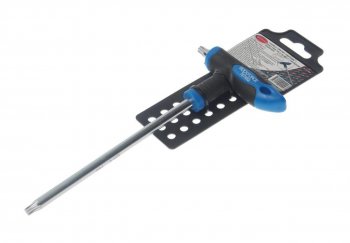 359 р. Ключ TORX Т-образный T40х150мм с резиновой ручкой с держателем ROCKFORCE ROCKFORCE rf-76740g  с доставкой в г. Керчь. Увеличить фотографию 1