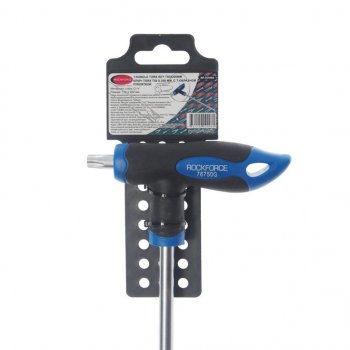 449 р. Ключ TORX Т-образный T50х200мм с резиновой ручкой с держателем ROCKFORCE ROCKFORCE rf-76750g  с доставкой в г. Керчь. Увеличить фотографию 2