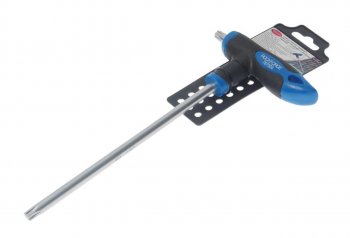 449 р. Ключ TORX Т-образный T50х200мм с резиновой ручкой с держателем ROCKFORCE ROCKFORCE rf-76750g  с доставкой в г. Керчь. Увеличить фотографию 1